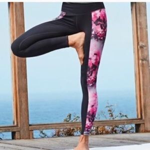 Athleta high rise floral leggings